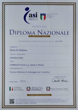 diploma massaggio