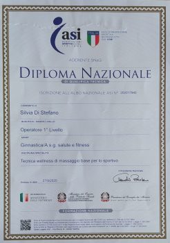 diploma massaggio